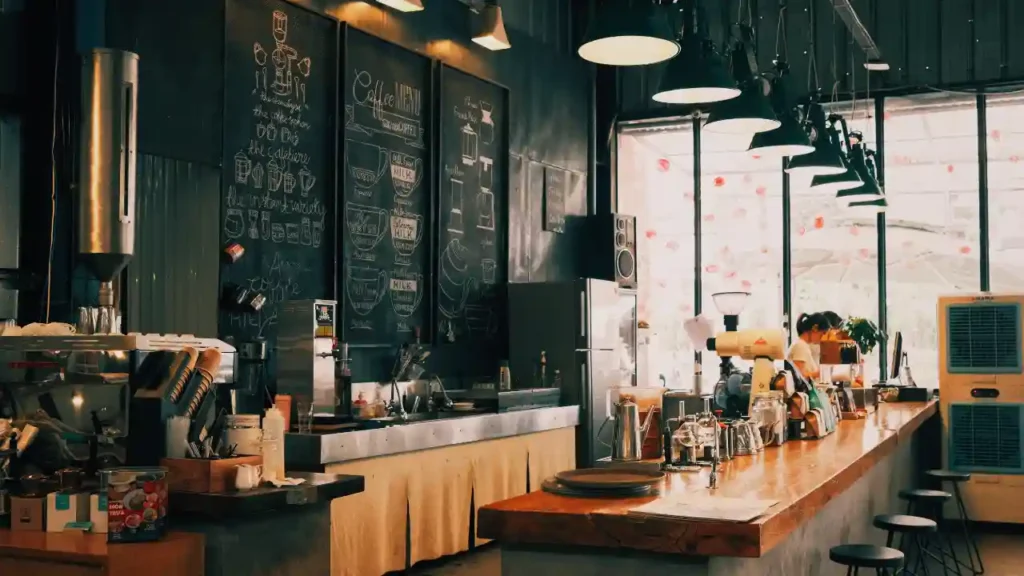 Aesthetic built in coffee bar ideas