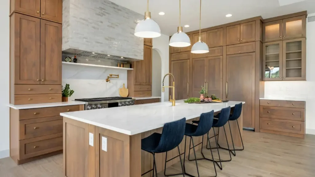 warm wood kitchen